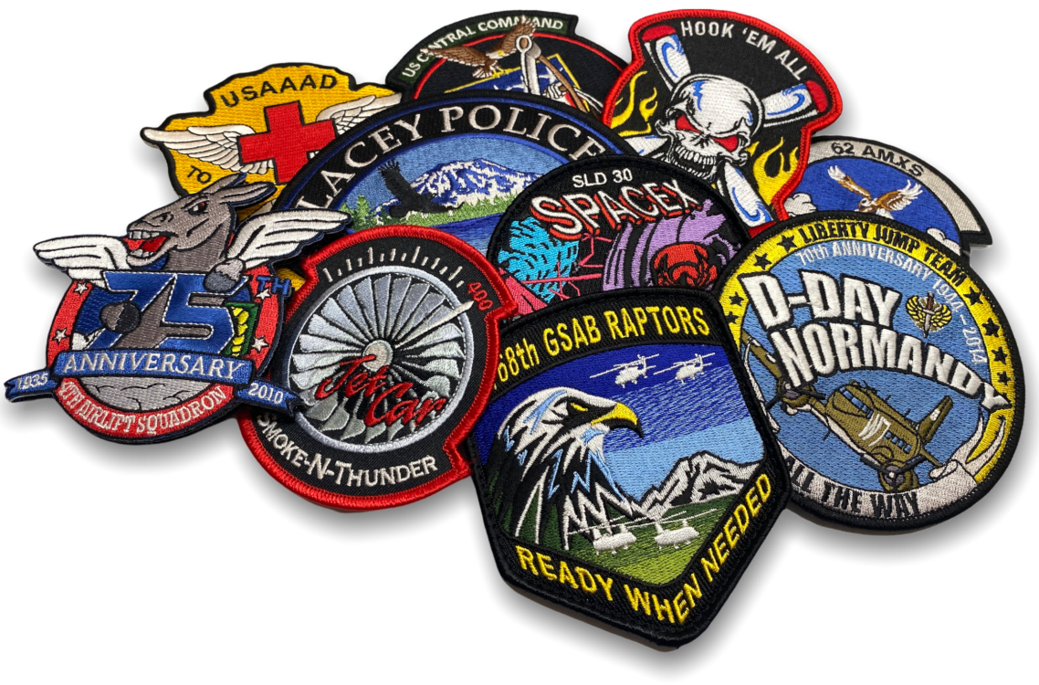 Custom Embroidered PVC Patches